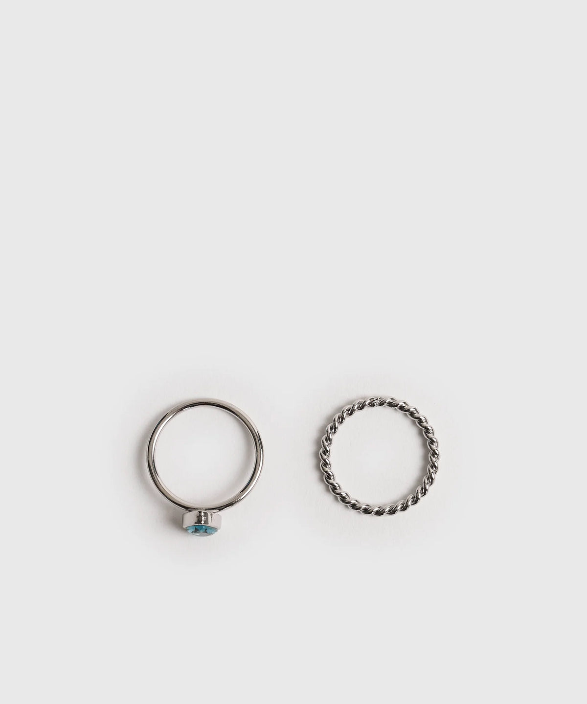Set Anillos Piedra Woman
