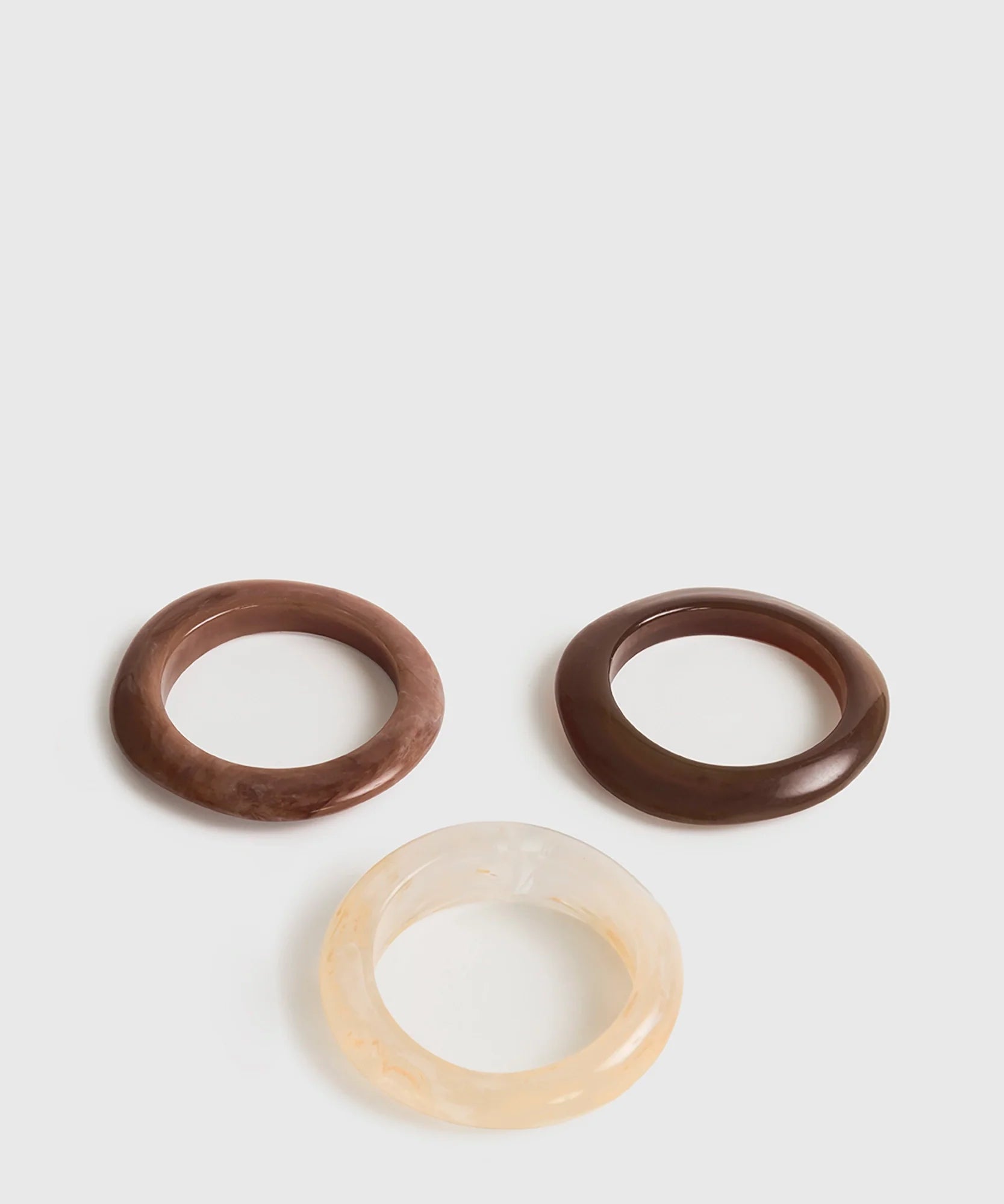 Set Pulseras Resina Woman