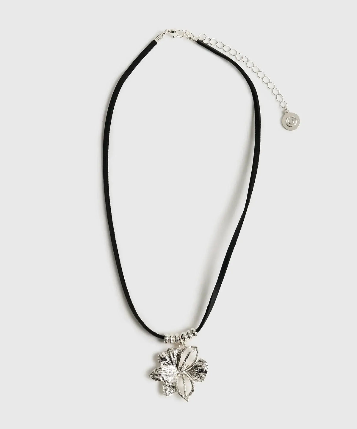 Collar Cuero Flor