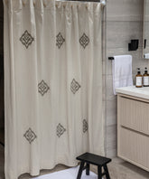 Cortina De Baño Rombos