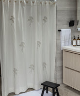 Cortina De Baño Hojas