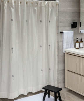 Cortina De Baño Palmeras