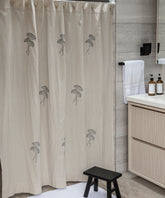 Cortina De Baño Hojas