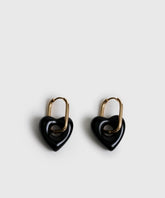 Aros Argollas Charm Corazón Woman