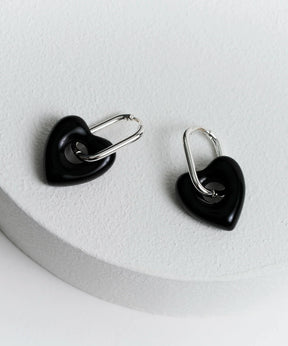 Aros Argollas Charm Corazón Woman