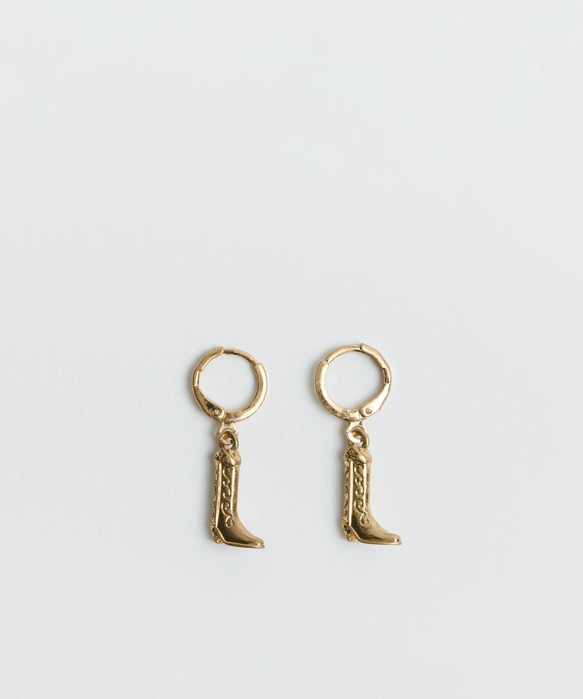 Aros Argollas Charms Botas Tesoros By @Mariaguldman - Dorado