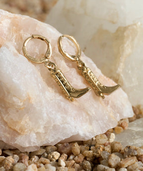 Aros Argollas Charms Botas Tesoros By @Mariaguldman