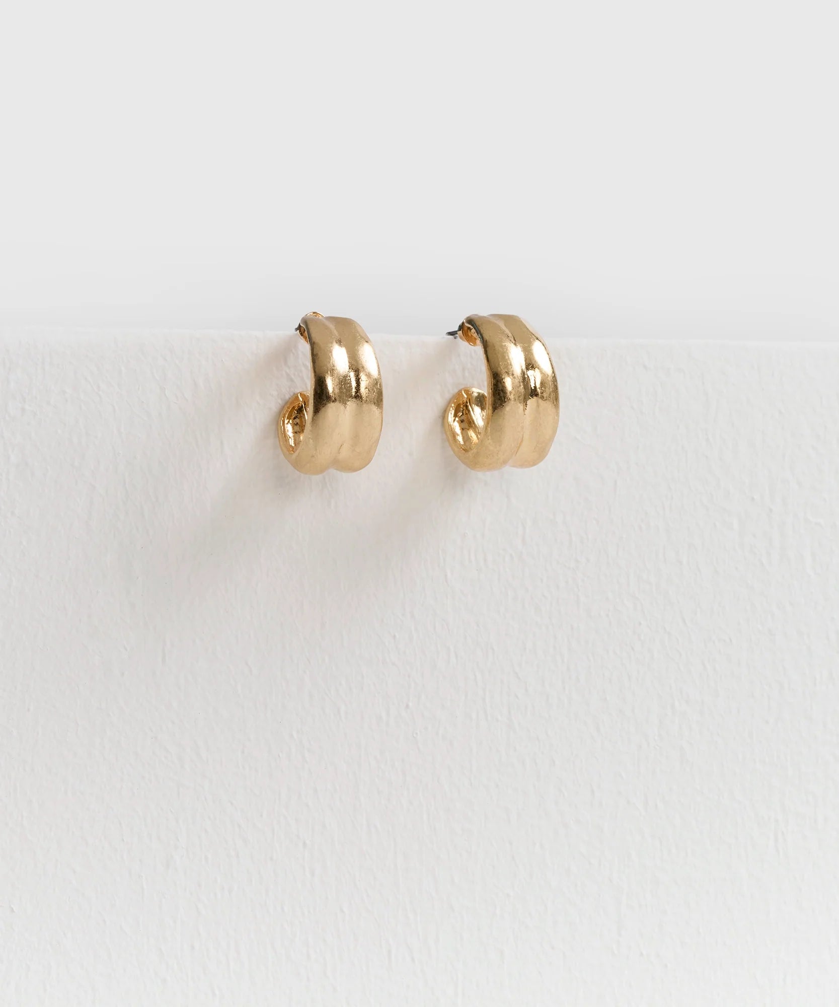 Aros Argollas Doble Machacadas