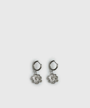 Aros Argollas Flor Woman
