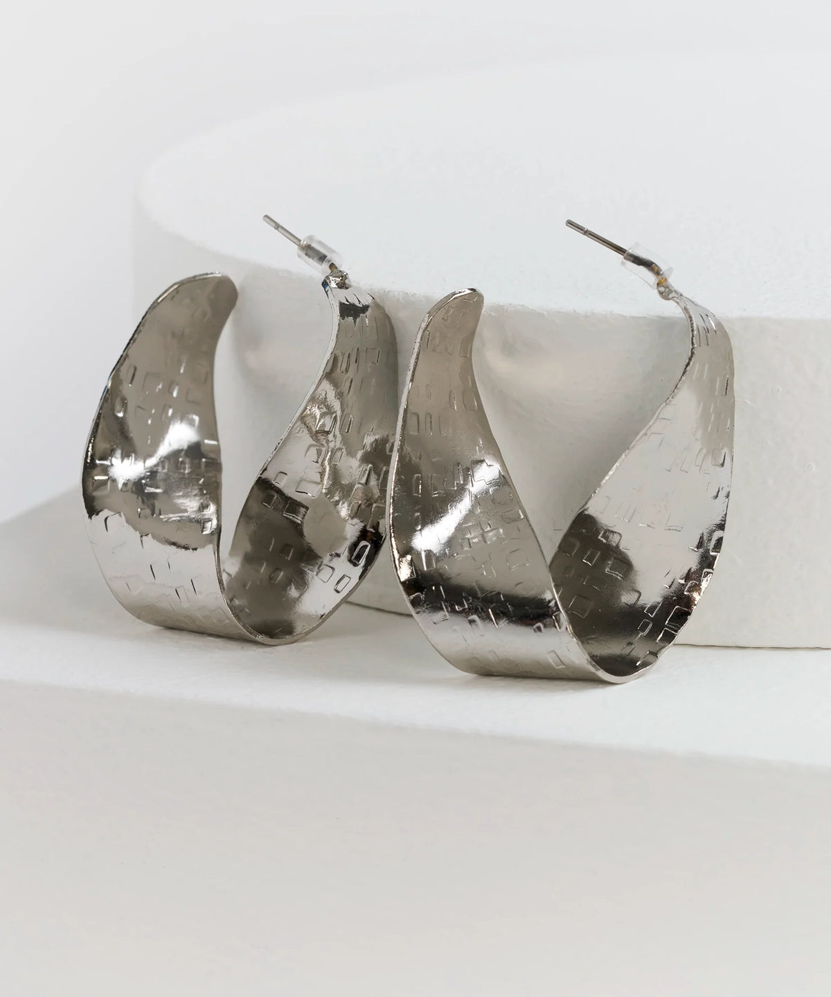 Aros Argollas Grandes Enrroladas