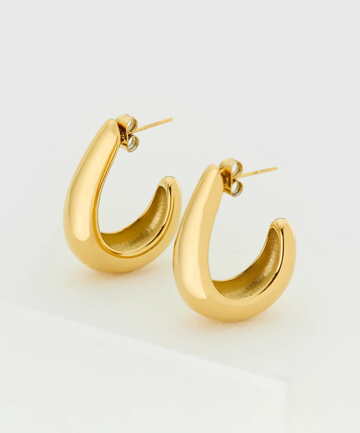 Aros Argollas Lisas - Dorado