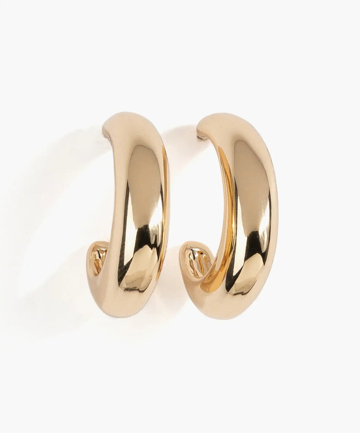 Aros Argollas Simples - Dorado