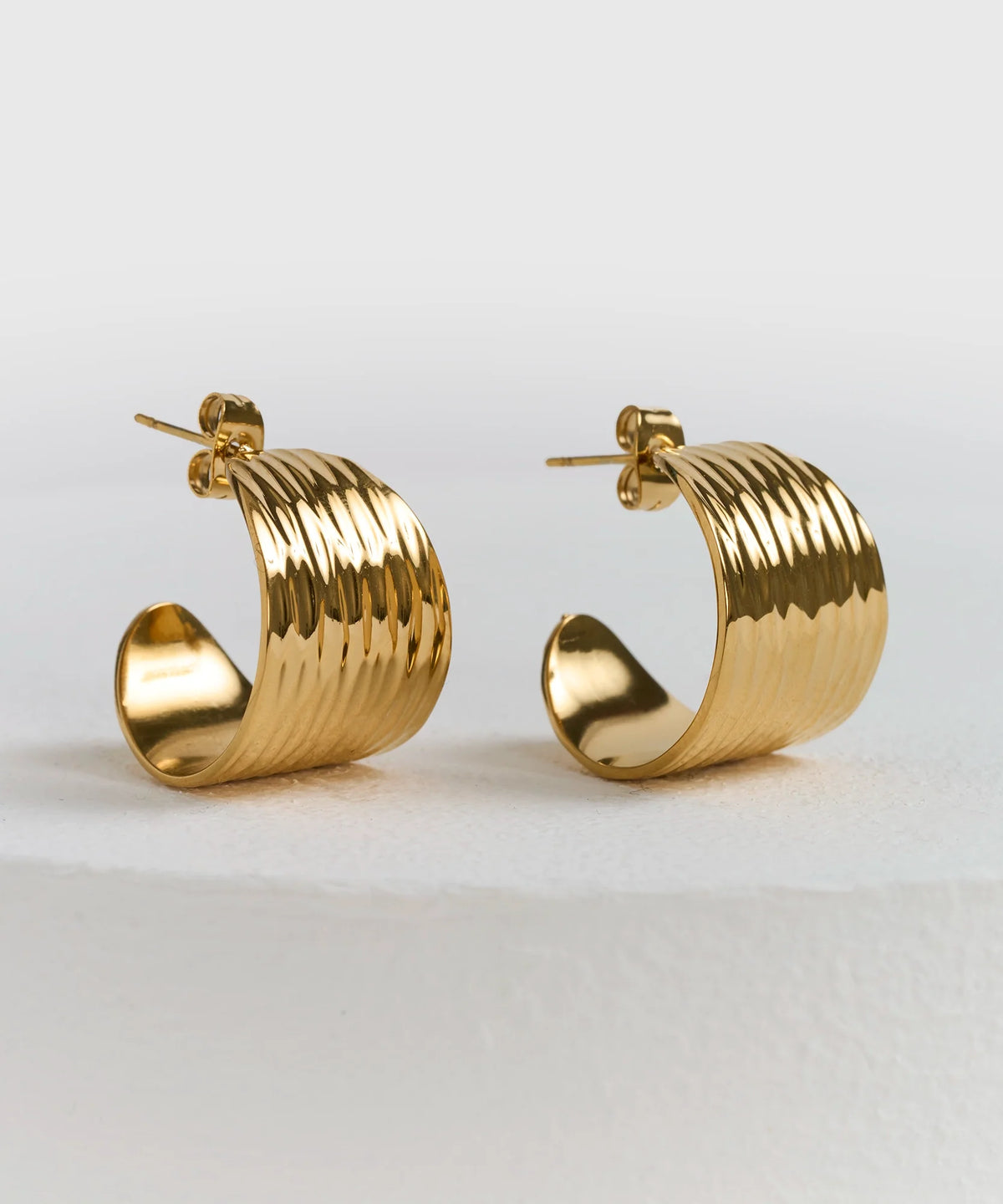 Aros Argollas Texturas Woman