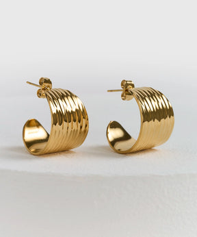 Aros Argollas Texturas Woman