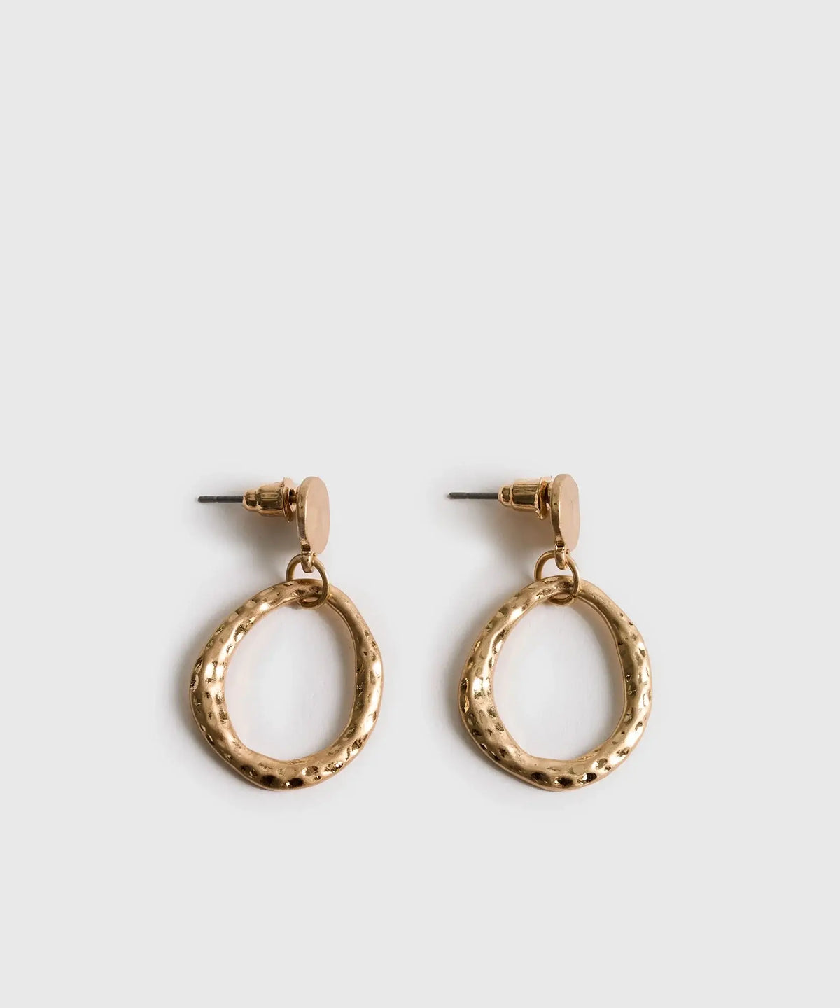 Aros Base Argolla Machacada Boho