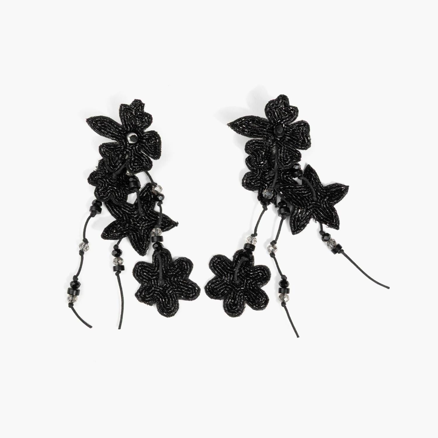 Aros Largos Flores Fiesta