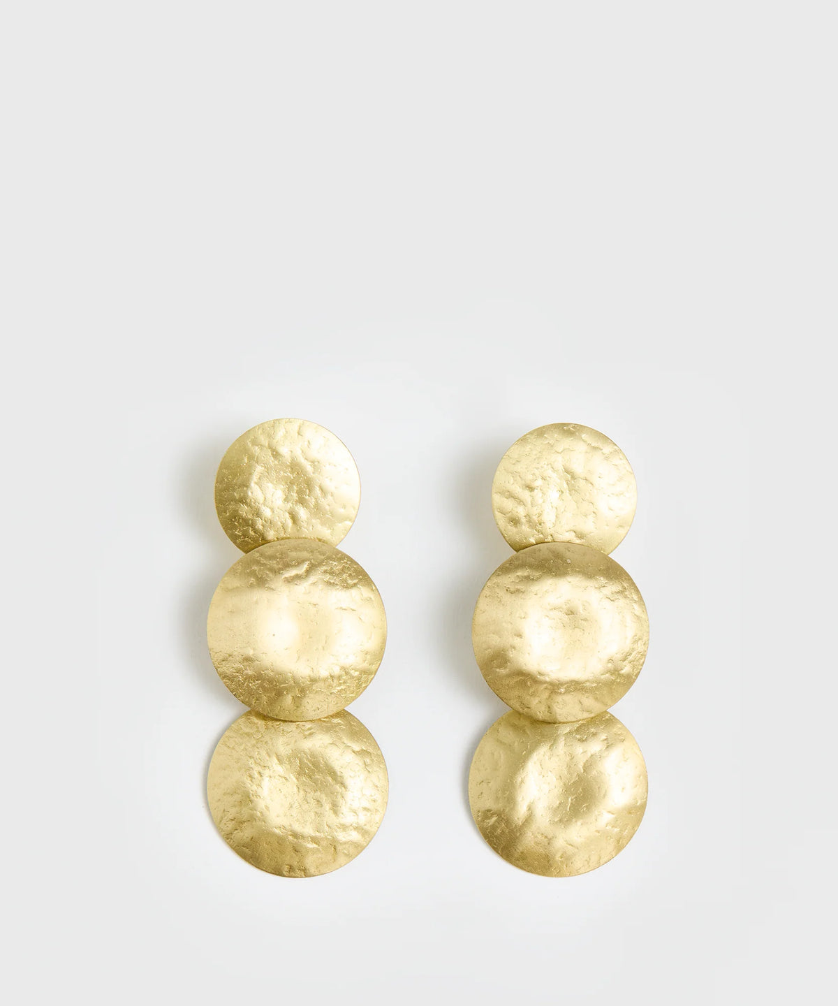 Aros Monedas Boho - Dorado