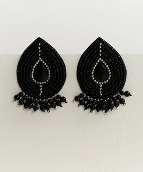 Aros Piedra Mostacillas Flecos Fiesta