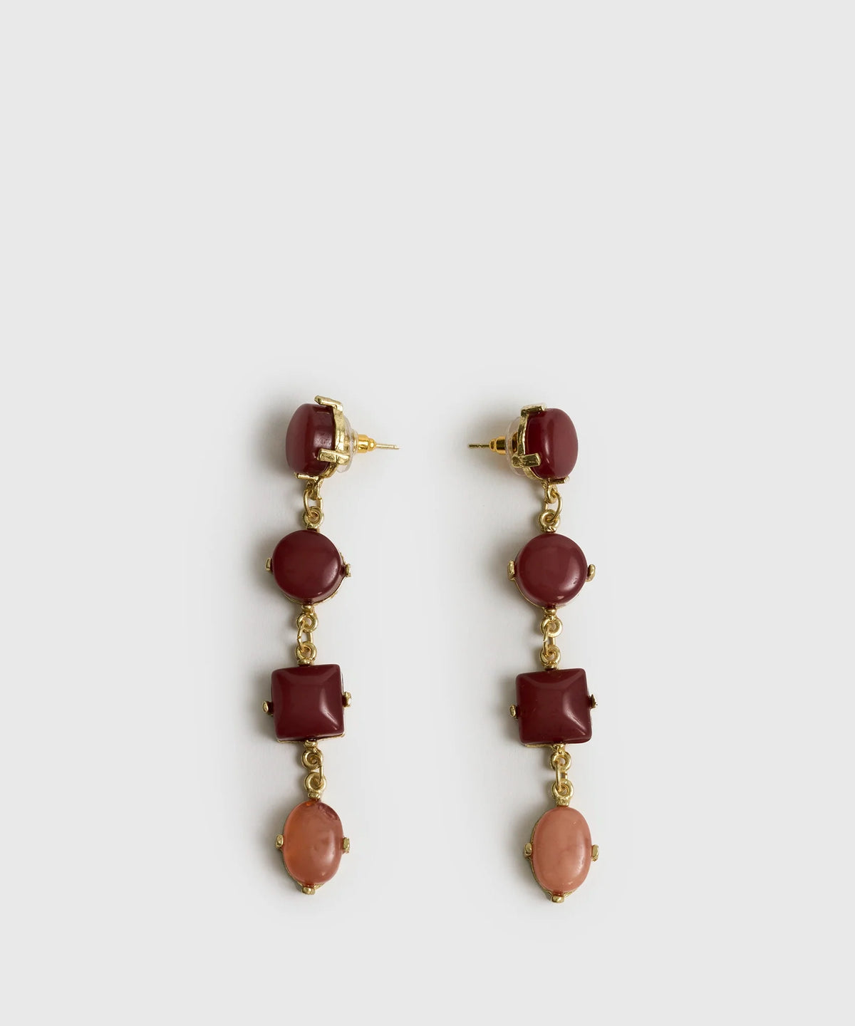 Aros Piedras Irregulares Boho