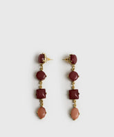 Aros Piedras Irregulares Boho