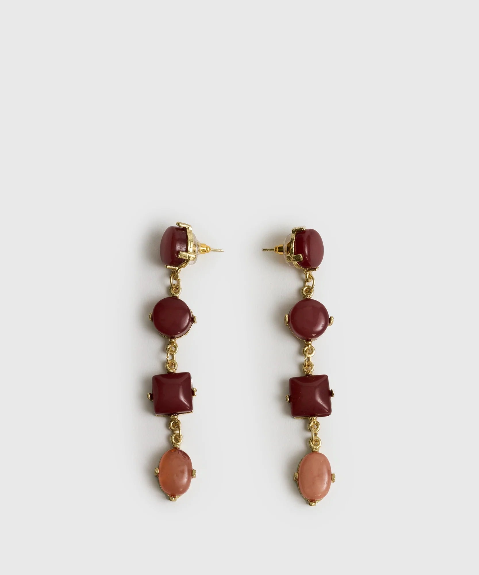 Aros Piedras Irregulares Boho