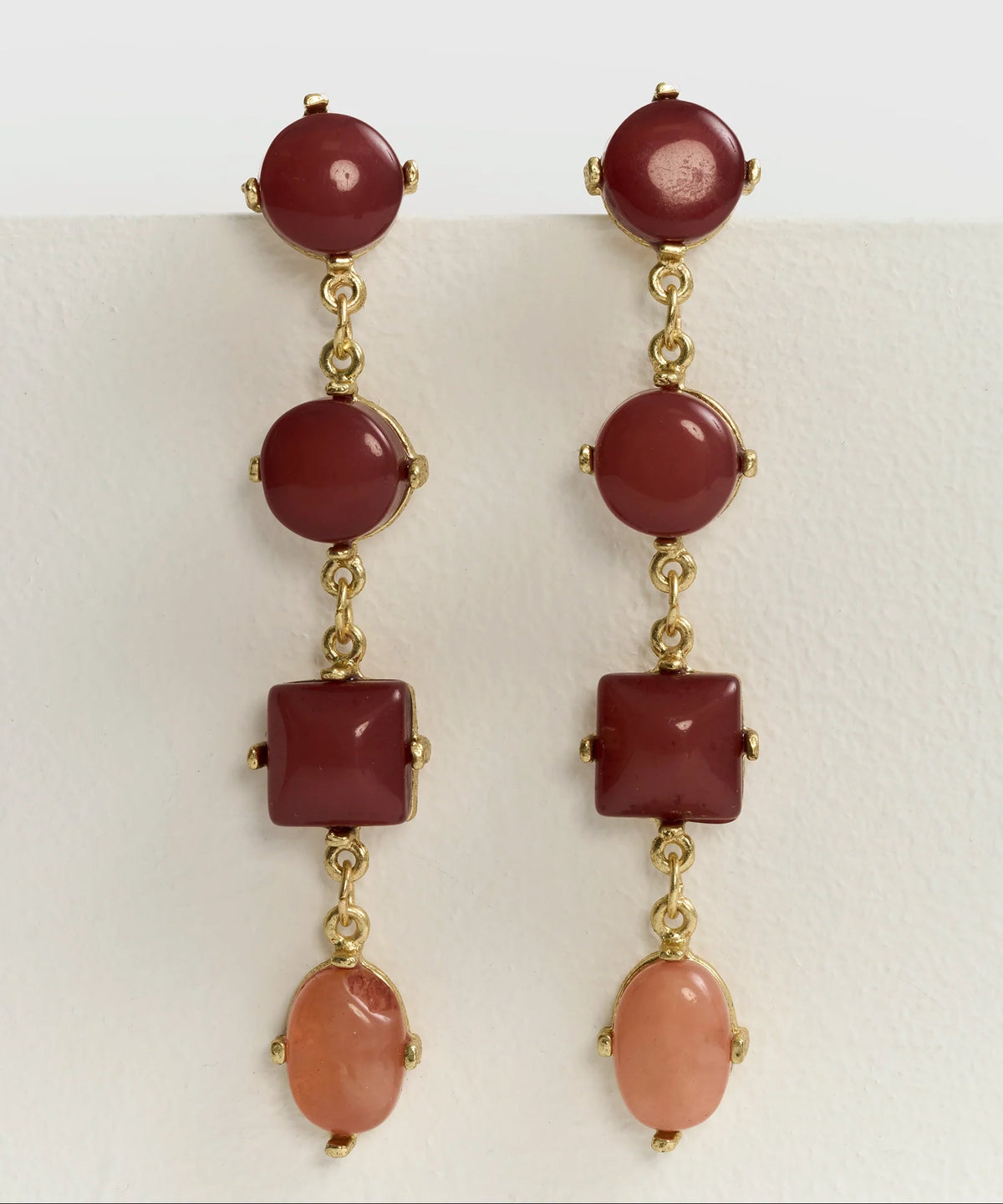 Aros Piedras Irregulares Boho