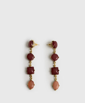 Aros Piedras Irregulares Boho