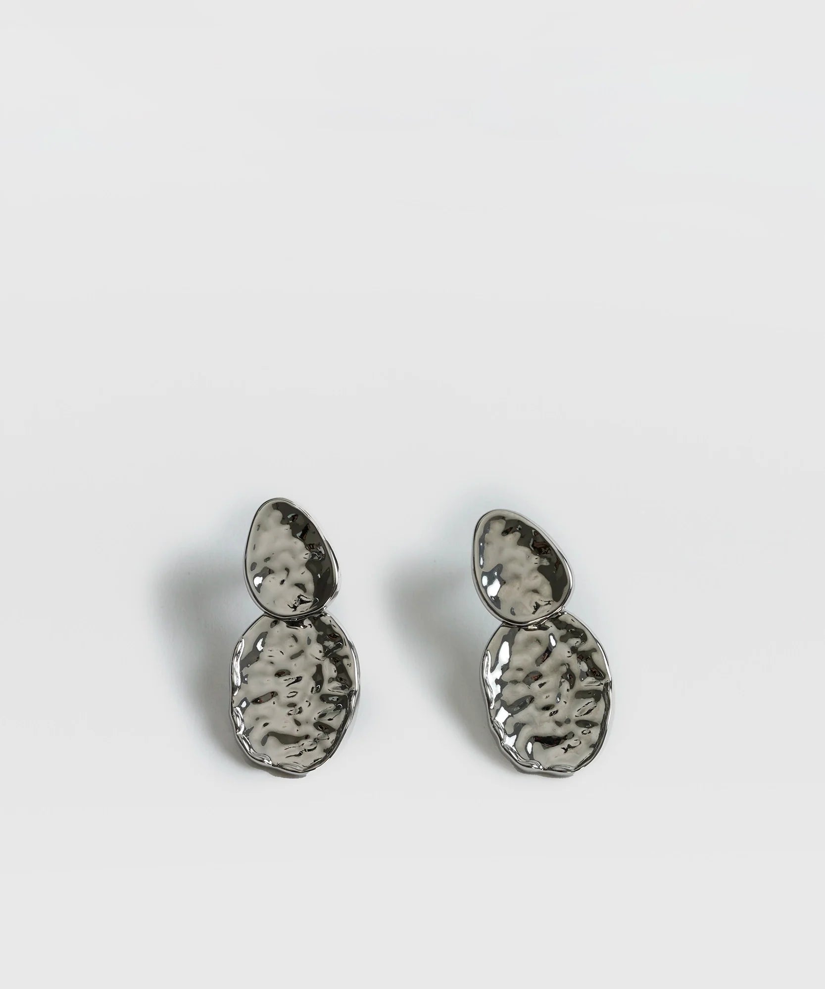 Aros Óvalos Machacados Boho