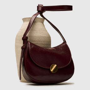 Cartera Bandolera Medialuna Broche