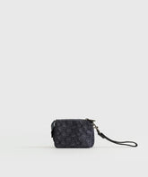 Billetera Pequeña Lanyard Flores Boho