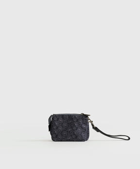 Billetera Pequeña Lanyard Flores Boho