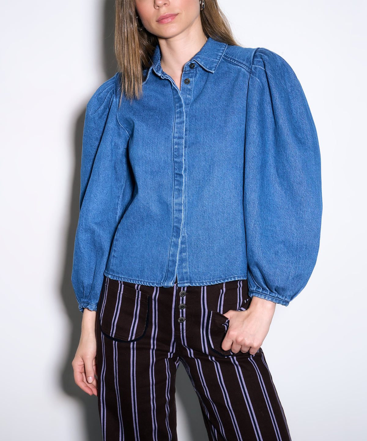 Blusa Denim Oslo Solsticio