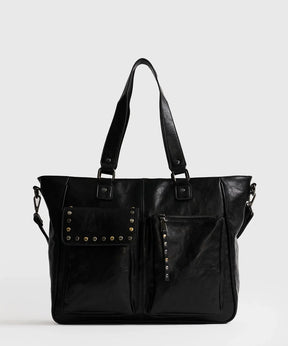 Bolso Bolsillos Frontales Tachas Street