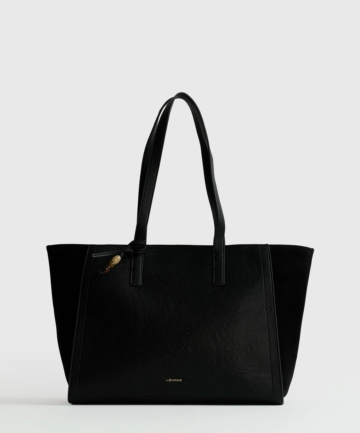 Bolso Notebook Fake Suede Charm Resina