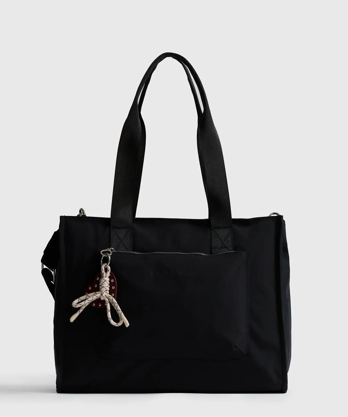 Bolso Nylon Notebook Charm Corazón Street