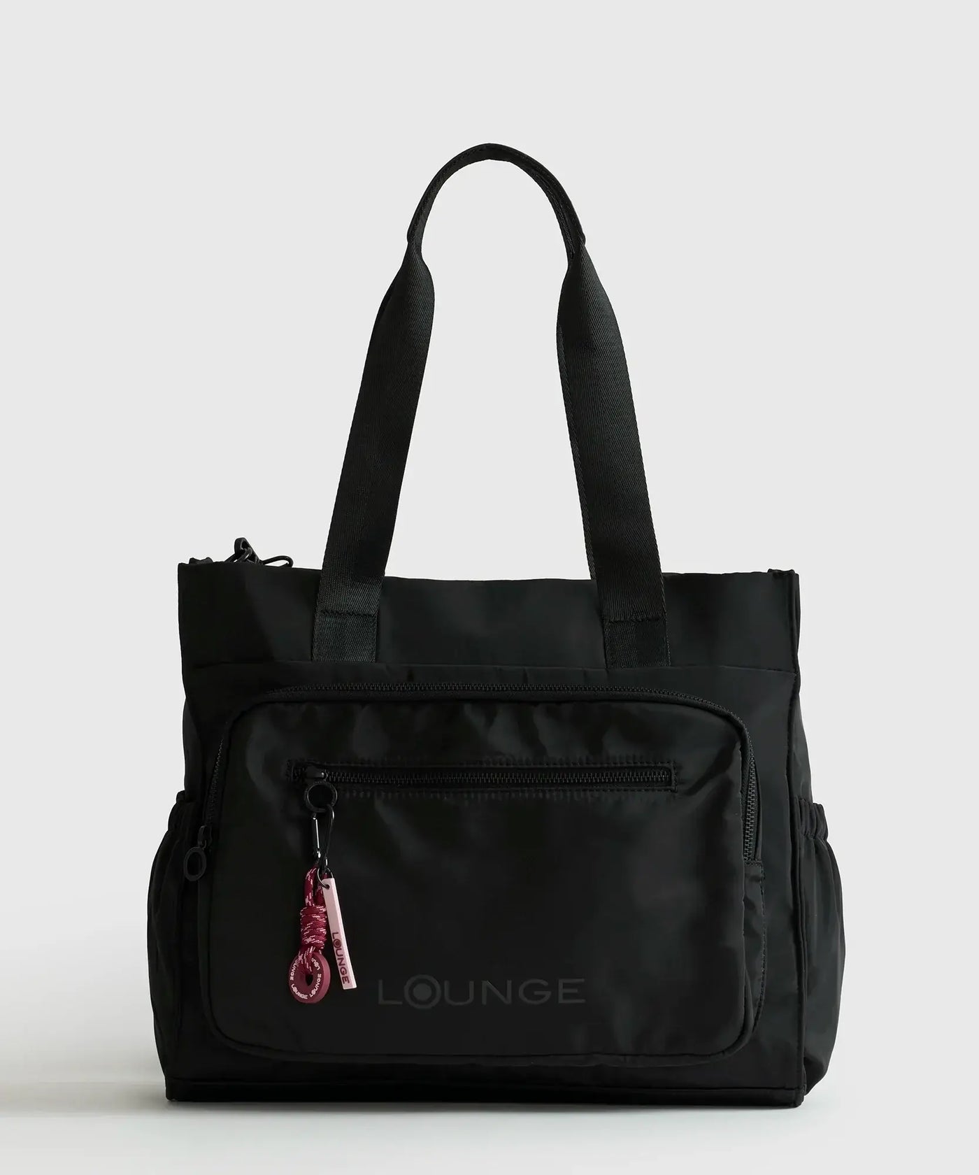 Bolso Nylon Llavero Computador Icónica de Lounge, ideal para laptops de 13 a 16 pulgadas, con múltiples bolsillos.