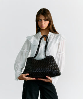 Cartera De Hombro Tejida Alargada Woman