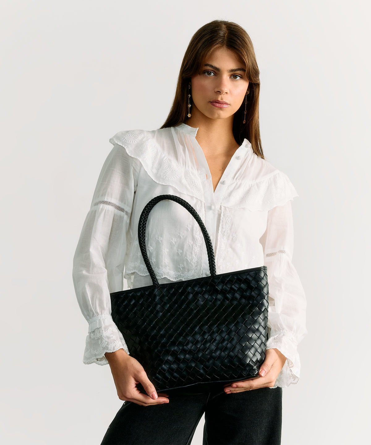 Cartera De Hombro Tejida Woman