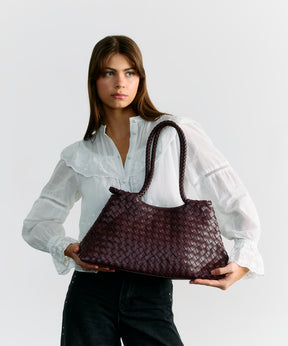 Cartera De Hombro Tejida Alargada Woman