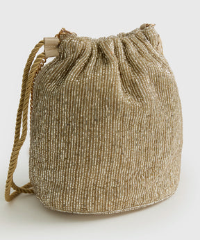 Cartera Bandolera Bucket Mostacillas