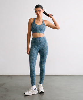 Calza Deportiva Estampado Flores Active