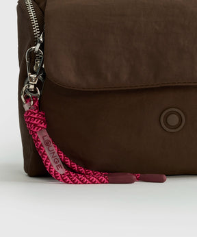 Cartera Bandolera Nylon Cierre Snap Street
