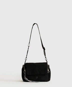 Cartera Bandolera Nylon Cierre Snap Street