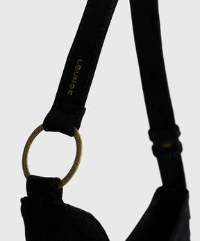 Cartera De Hombro Asimétrica Fake Suede Woman