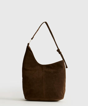 Cartera De Hombro Asimétrica Fake Suede Woman