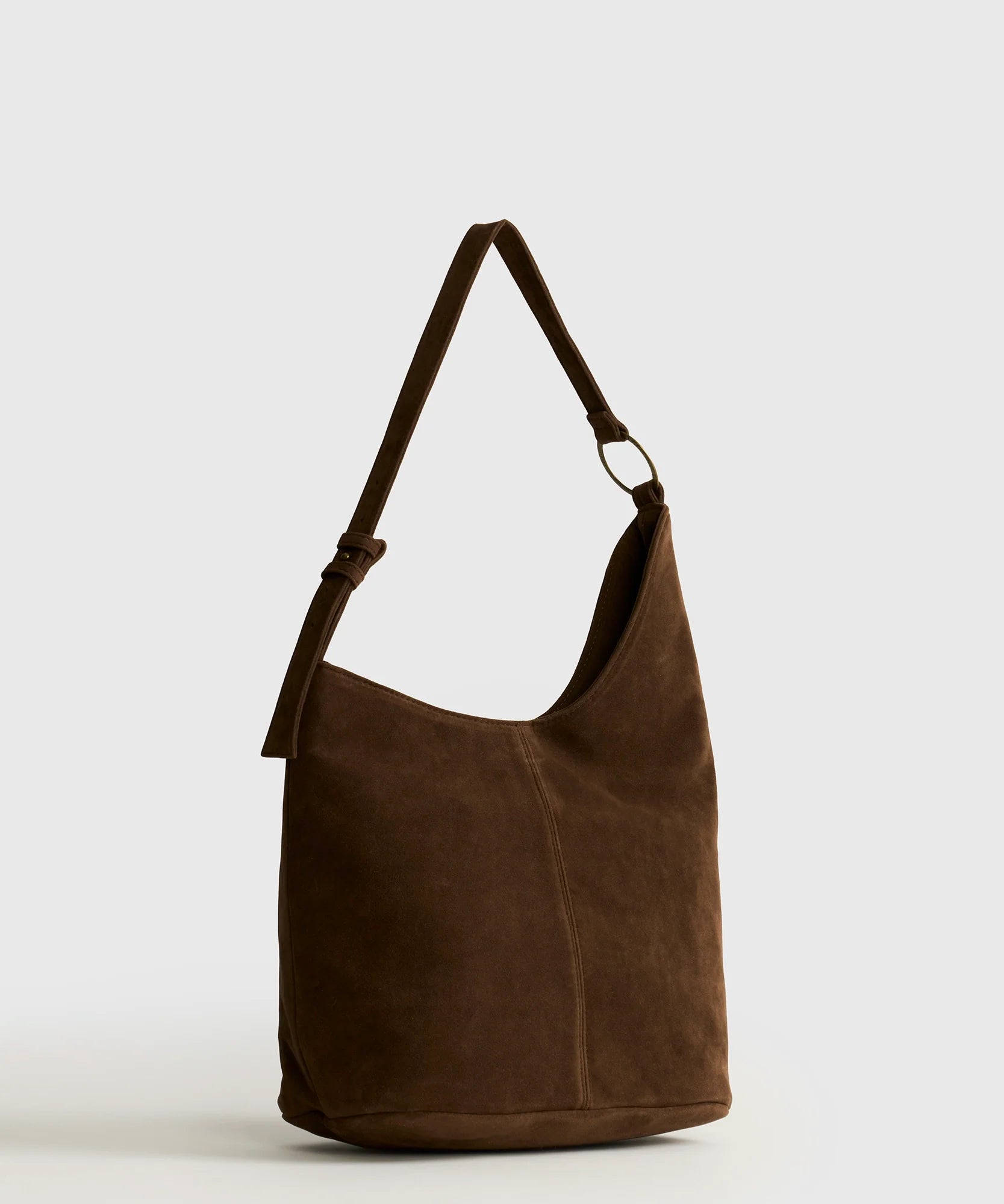 Cartera De Hombro Asimétrica Fake Suede Woman