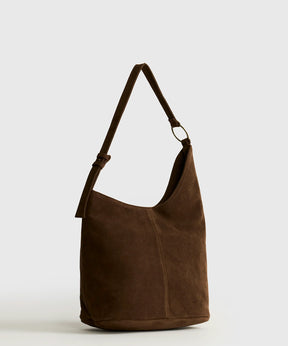 Cartera De Hombro Asimétrica Fake Suede Woman