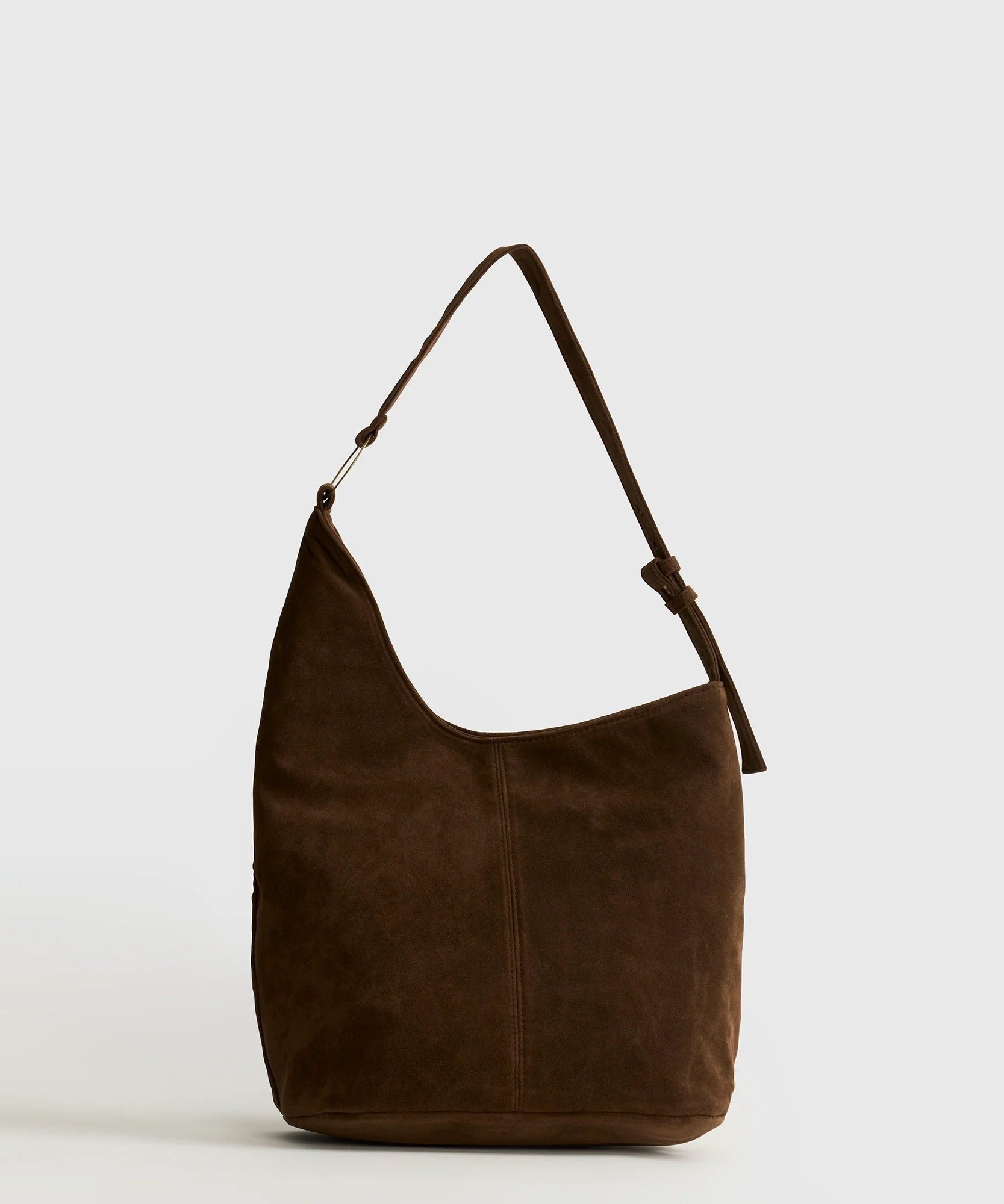 Cartera De Hombro Asimétrica Fake Suede Woman