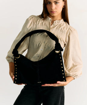 Cartera De Hombro Handle Anudado Tachas Boho