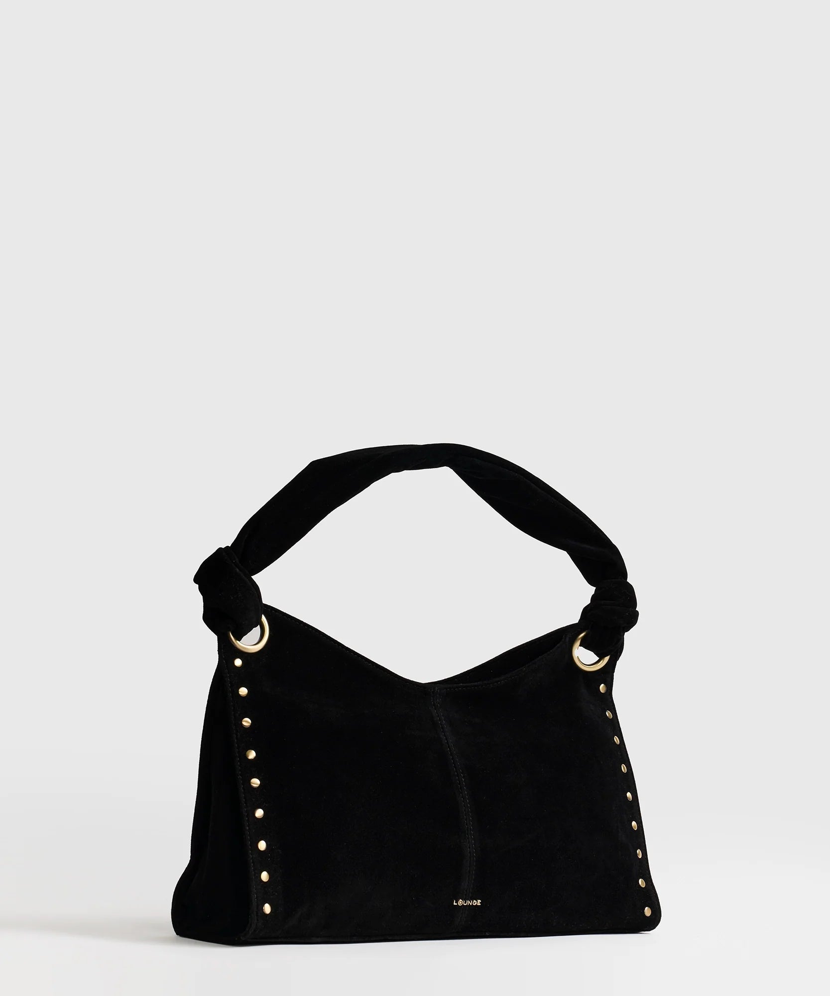 Cartera De Hombro Handle Anudado Tachas Boho